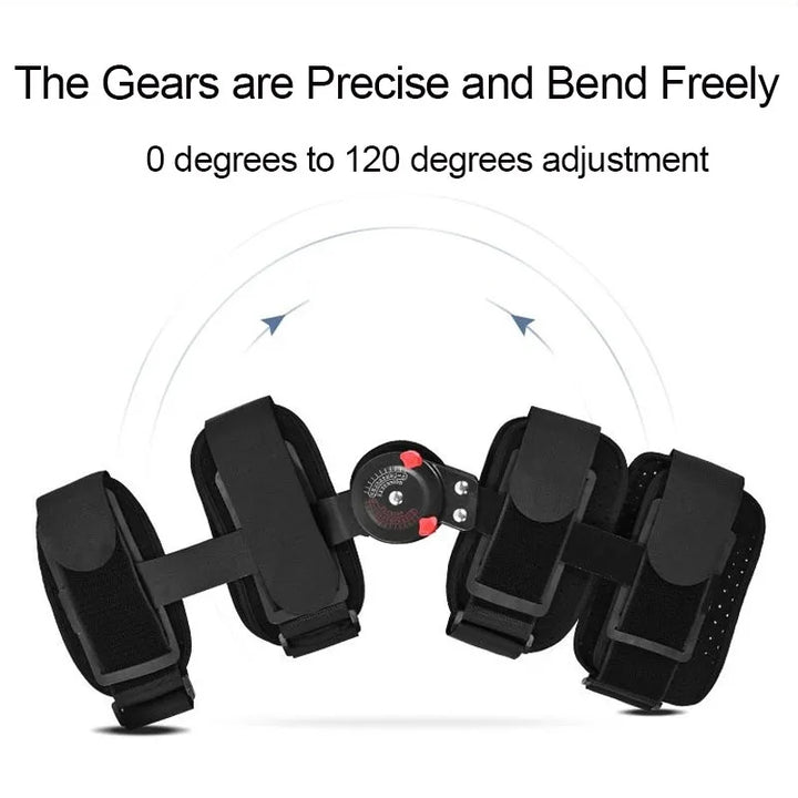 Premium Adjustable Hinged Knee Brace for Postoperative Recovery, ROM Immobilizer for ACL, MCL, Meniscus Tear, and Ligament 