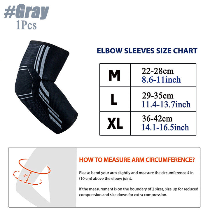 Premium Breathable Elastic Elbow Support Arm Sleeve for Basketball & Badminton – One-Piece Design, Comfortable & Protective,