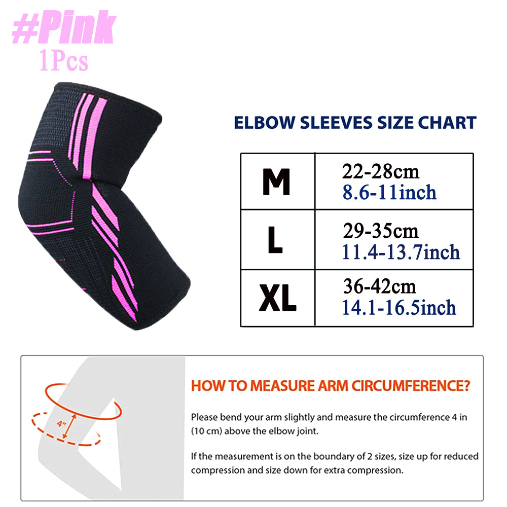 Premium Breathable Elastic Elbow Support Arm Sleeve for Basketball & Badminton – One-Piece Design, Comfortable & Protective,