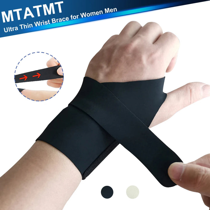 Premium Wrist Thumb Brace – Ultra-Thin Compression Support for Tendonitis, Carpal Tunnel & Arthritis Pain Relief – Adjustable