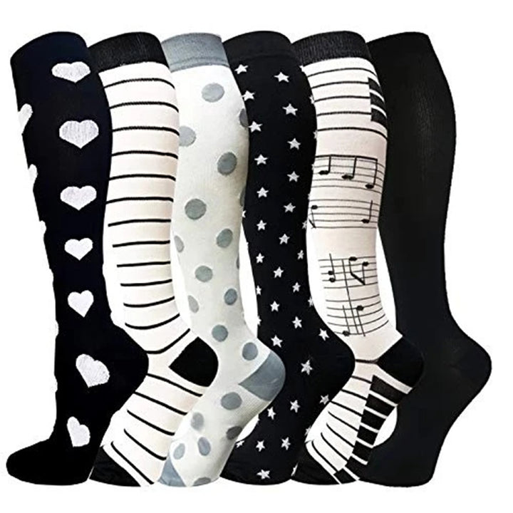 Premium Compression Socks for Men & Women – Medical Support for Edema, Diabetes, Varicose Veins – Ideal for Cycling, Running