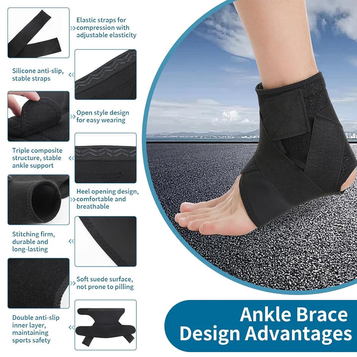 Premium Neuropathy Compression Socks for Ankle Swelling, Plantar Fasciitis Relief, 20-30mmHg Graduated Support, Moisture-