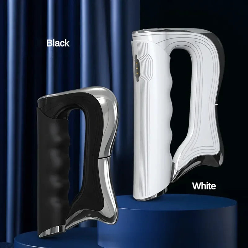 Premium Electric Fascial Tissue Gua Sha Tool - Deep Tissue Muscle Massager with NMES, Microcurrent Vibration, 3-Level   