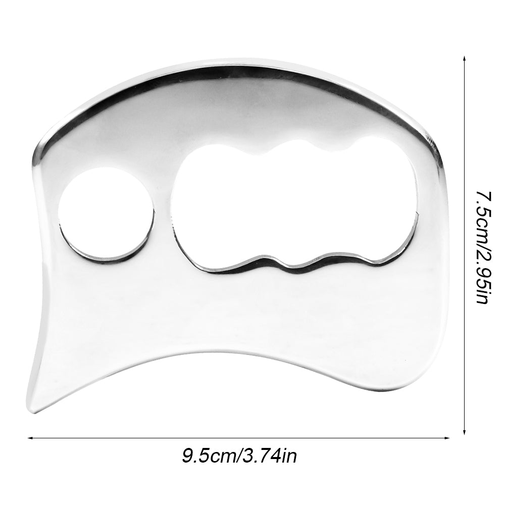Premium Stainless Steel Gua Sha Tool for Deep Tissue Scraping, Myofascial Release & Muscle Pain Relief – Ideal for Physical