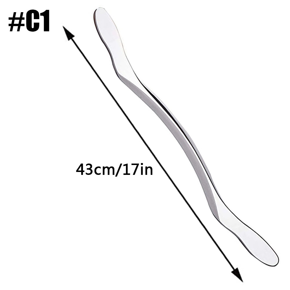 Premium Stainless Steel Gua Sha Scraping Massage Tool for Muscle Relaxation, IASTM for Back, Legs, Arms, Anti-Cellulite 
