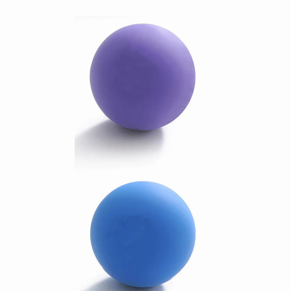 Premium Rubber Massage Ball for Muscle Relaxation, Pain Relief, and Trigger Point Therapy – Lacrosse Fascia Ball for Yoga, Fitness, Physiotherapy & Stress Relief - StrengthXPhysiotherapy