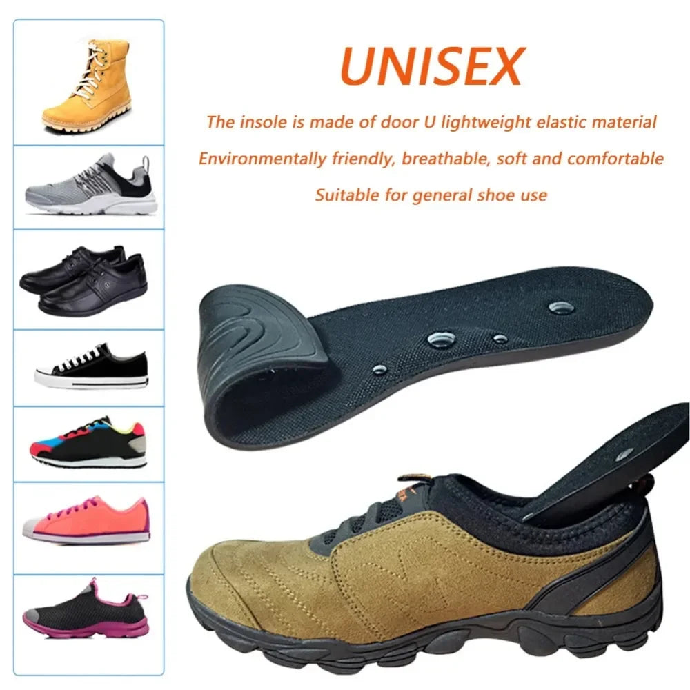 Premium Magnetic Therapy Insoles for Weight Loss and Arch Support - Comfortable Acupressure Shoe Pads for Men & Women, 