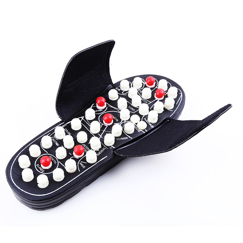 Premium Acupoint Massage Slippers for Foot Therapy | Unisex Rotating Foot Massager Sandals | Medical Acupressure Shoes for 
