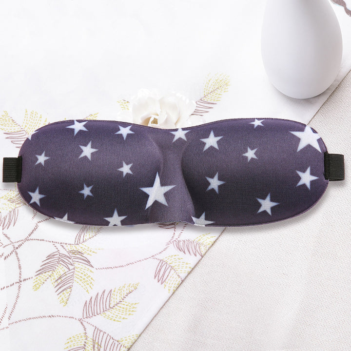 Premium 3D Sleeping Eye Mask for Travel, Padded Soft Blindfold Cover, Eye Relaxation Patch, Comfortable Sleep Aid, Adjustable