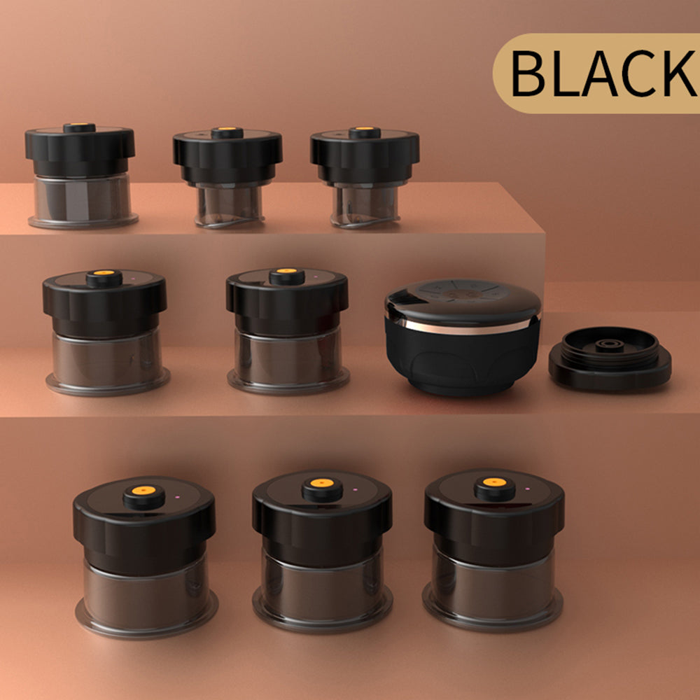 Premium 8-Cup Electric Cupping Massager – Gua Sha, Vacuum Suction, EMS, Anti-Cellulite Therapy