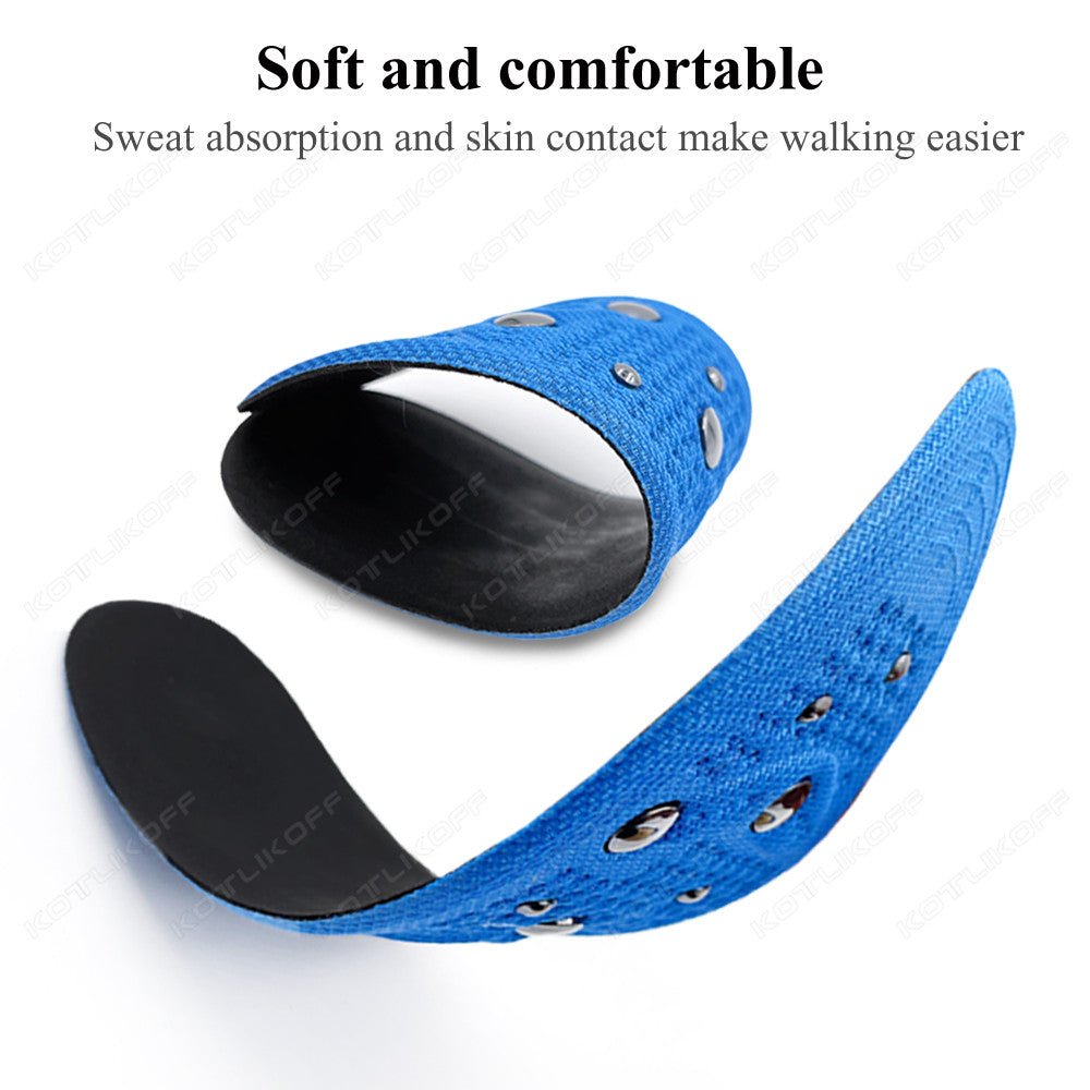 Premium Magnetic Therapy Massage Insoles for Weight Loss - Unisex Foot Acupressure Shoe Pads for Slimming, Comfortable 