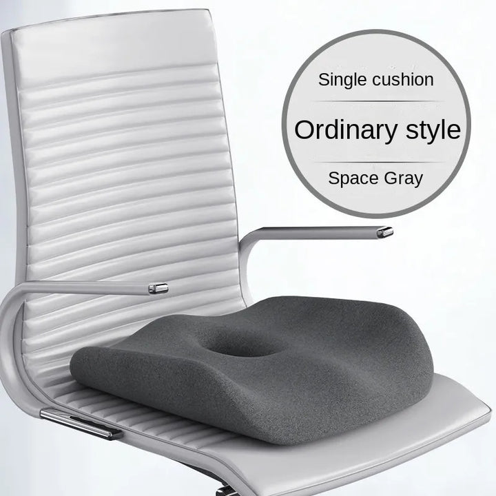 Premium Memory Foam Seat Cushion – Orthopedic Back & Waist Support for Office, Car, & Home – Coccyx Relief, Hip Massage Pad,