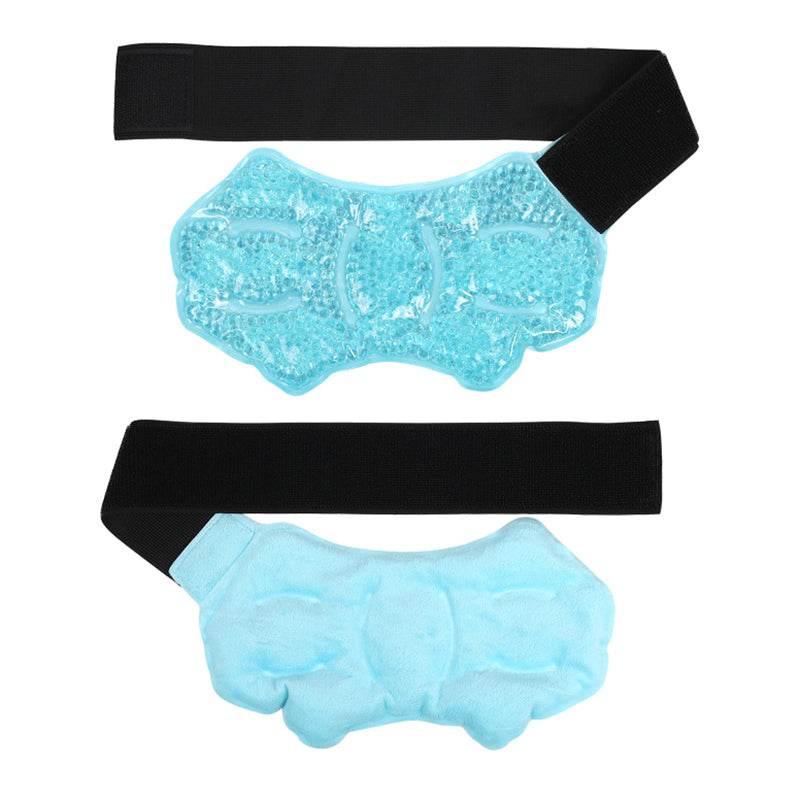 Premium Reusable Ankle Ice Heat Pack for Pain Relief, Hot Cold Compress Gel Wrap for Foot, Knee, Elbow, and Wrist Therapy, 