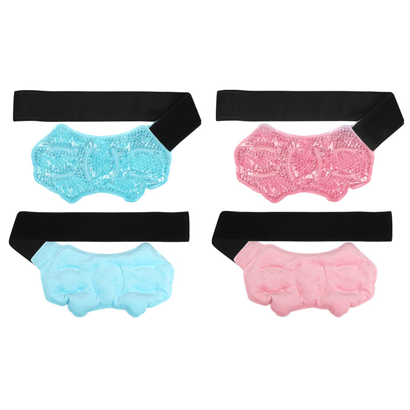 Premium Reusable Ankle Ice Heat Pack for Pain Relief, Hot Cold Compress Gel Wrap for Foot, Knee, Elbow, and Wrist Therapy, 