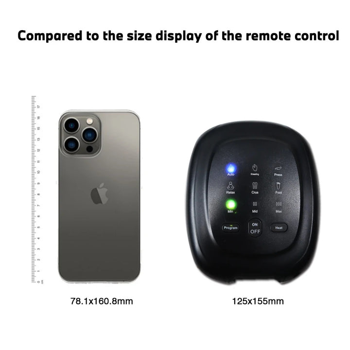 Luxury Air Compression Leg Recovery System Foot Massager for Enhanced Circulation, Muscle Relaxation, Adjustable Intensity, 