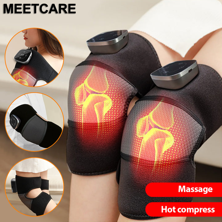Premium Electric Heating Knee Massager | Intelligent Warm Compress for Joint Protection | Adjustable 45°C-65°C | 3-Second 