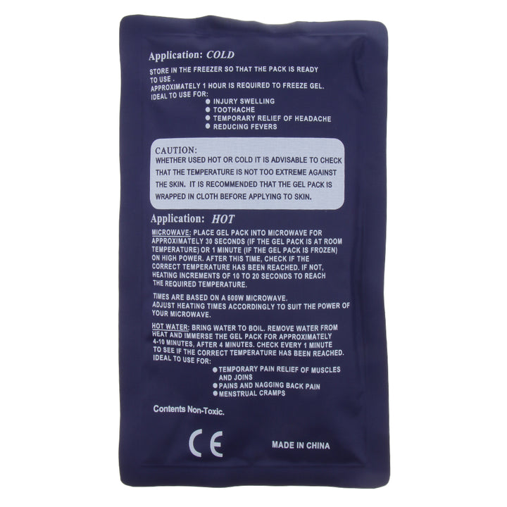 Premium Reusable Hot Cold Therapy Pack Gel Pad for Pain Relief | Microwaveable Ice Pack | Compress for Swelling, Toothache, 