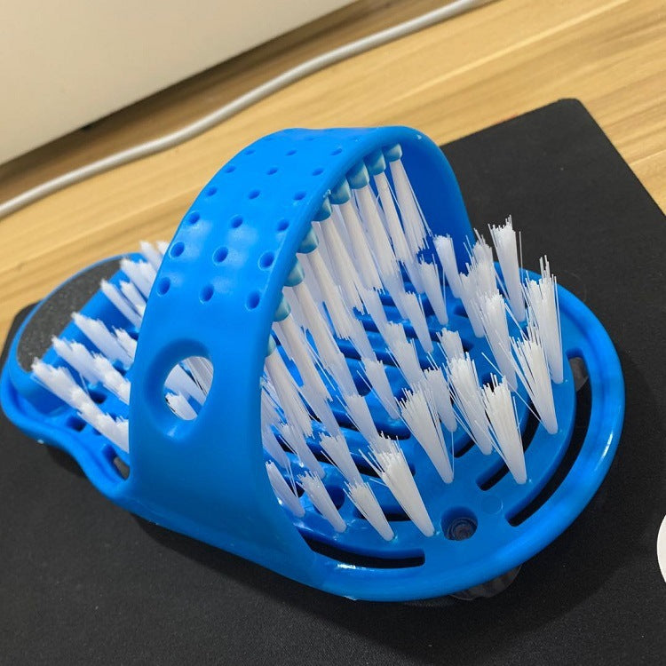 Premium Shower Foot Scrubber Massager – Exfoliating Cleaner Brush for Dead Skin Removal, Foot Spa Slipper, Sand Stone Foot 