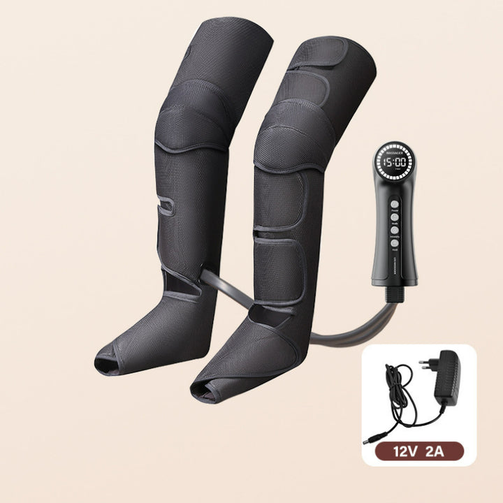 Luxury Air Wave Leg Massager with Infrared Heat & Air Pressure Technology for Thigh, Knee, and Calf Relief – 5 Intensity 