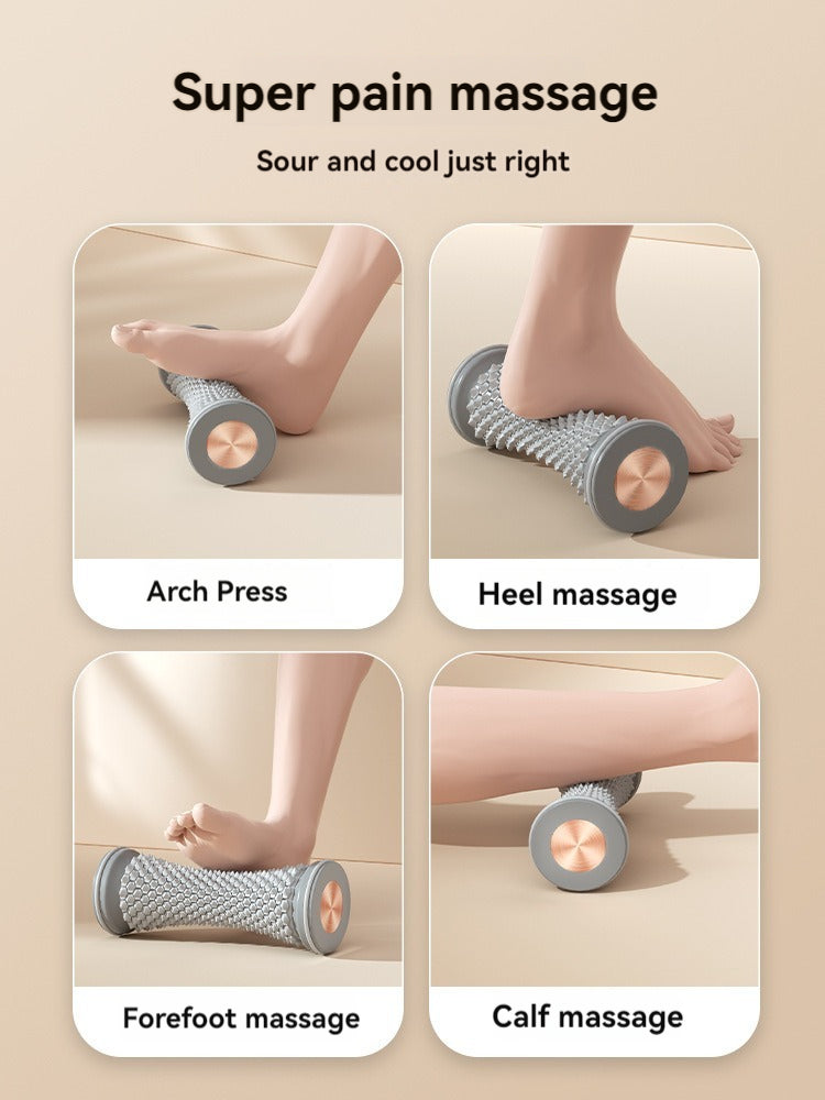 Premium Ergonomic Foot Massage Roller for Heel, Arch & Deep Muscle Relief, Portable Reflexology Massager for Gym, Exercise, 