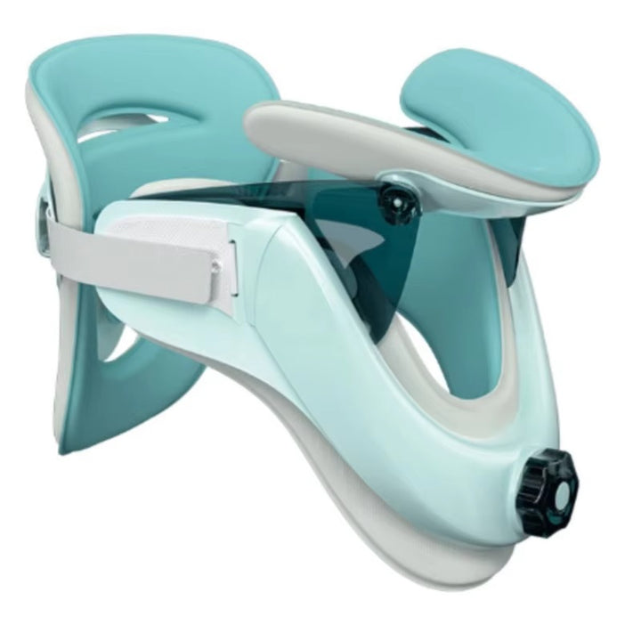 Premium Adjustable Neck Stretcher with Air Sac for Home Cervical Traction, Spine Alignment & Pain Relief, Lightweight and Comfortable Neck Support Collar - StrengthXPhysiotherapy