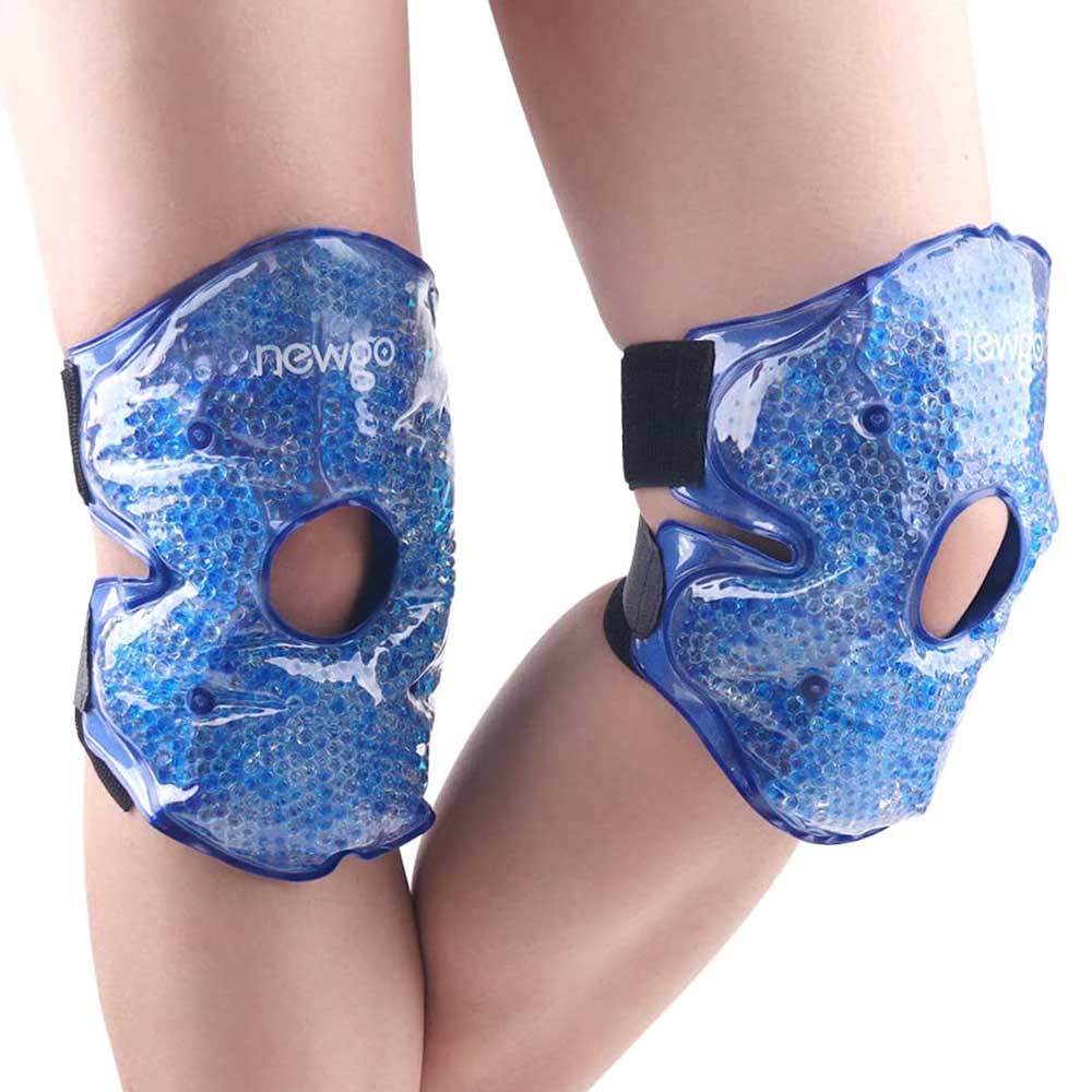 Premium Reusable Knee Ice Pack Wrap for Pain Relief, Sports Injuries, Flexible Hot Cold Therapy, Post-Surgery Recovery, 