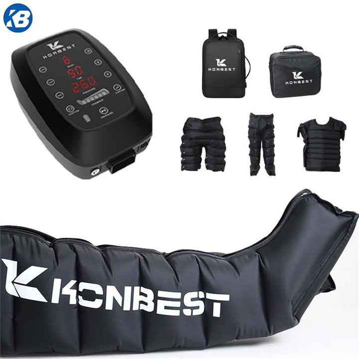 Premium Air Compression Massager for Legs and Feet – 6 Cavity Pressotherapy Boots for Improved Blood Circulation, Relaxation,