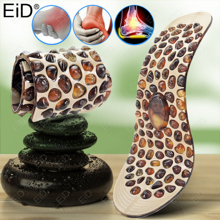 Premium Magnetic Massage Insoles for Foot Acupressure, Slimming Shoe Pads for Weight Loss in Men and Women, High-Quality 