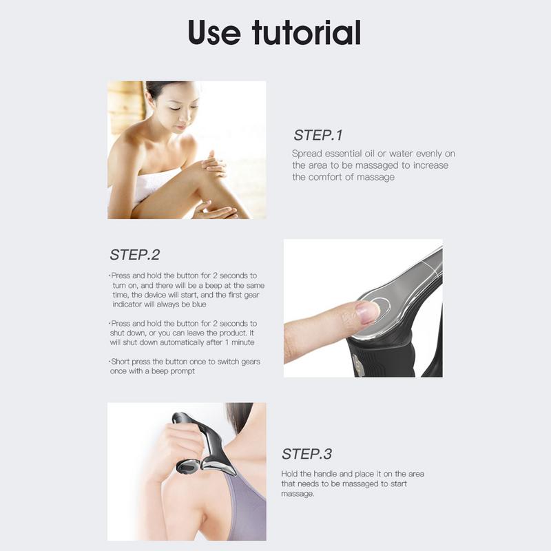 Premium Electric Muscle Massager for Deep Tissue Therapy – NMES Myofascial Gua Sha Scraper, Micro-Vibration & Micro-Current, 