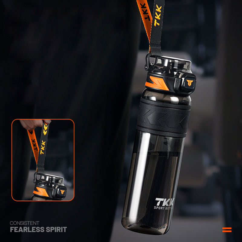 Premium Tritan Water Bottle – 1000ml/1500ml Portable Fitness Kettle with Straw, BPA-Free, Durable, Leak-Proof, Ideal for 