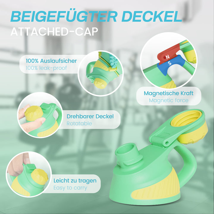 Premium 1.9L Stainless Steel Thermos Bottle – Large Capacity Cold & Hot Vacuum Flask with Rope, Thermal Water Bottle for Gym,