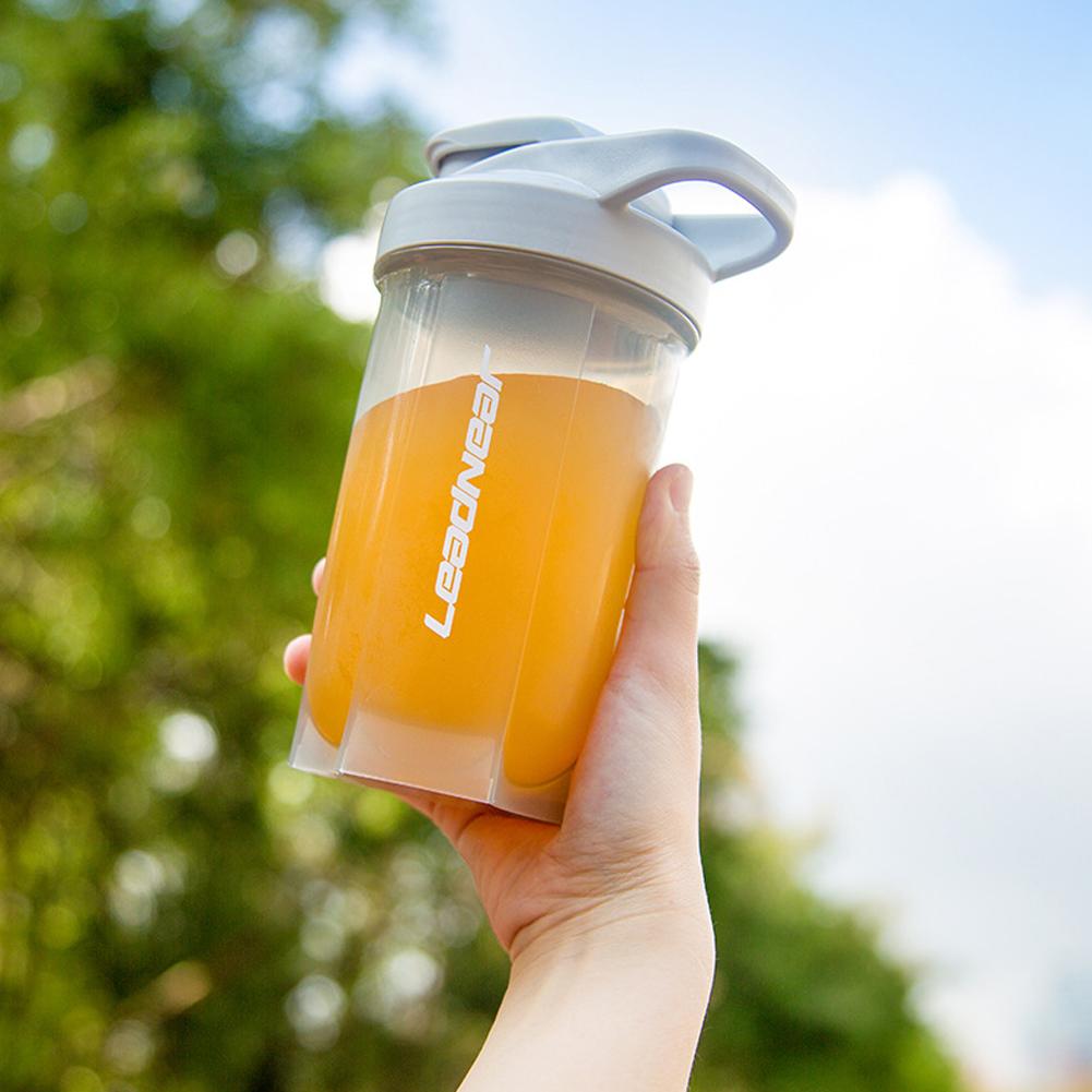 Premium 500ML Portable Sport Shaker Bottle – Leak Proof Protein Powder Shaker for Gym & Fitness – Durable, Easy Grip with 