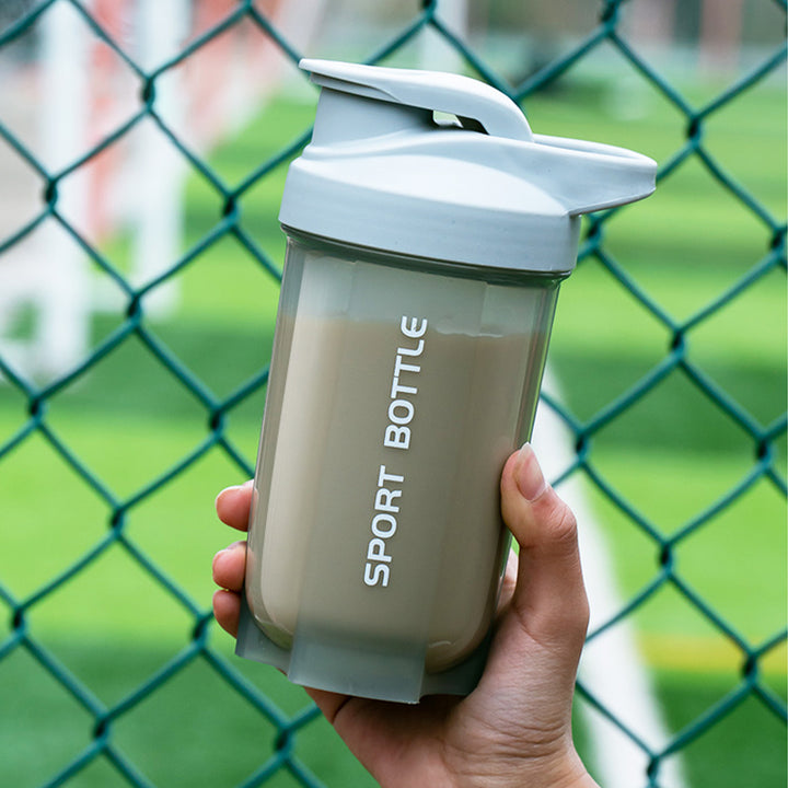 Premium 500ML Portable Sport Shaker Bottle – Leak Proof Protein Powder Shaker for Gym & Fitness – Durable, Easy Grip with 