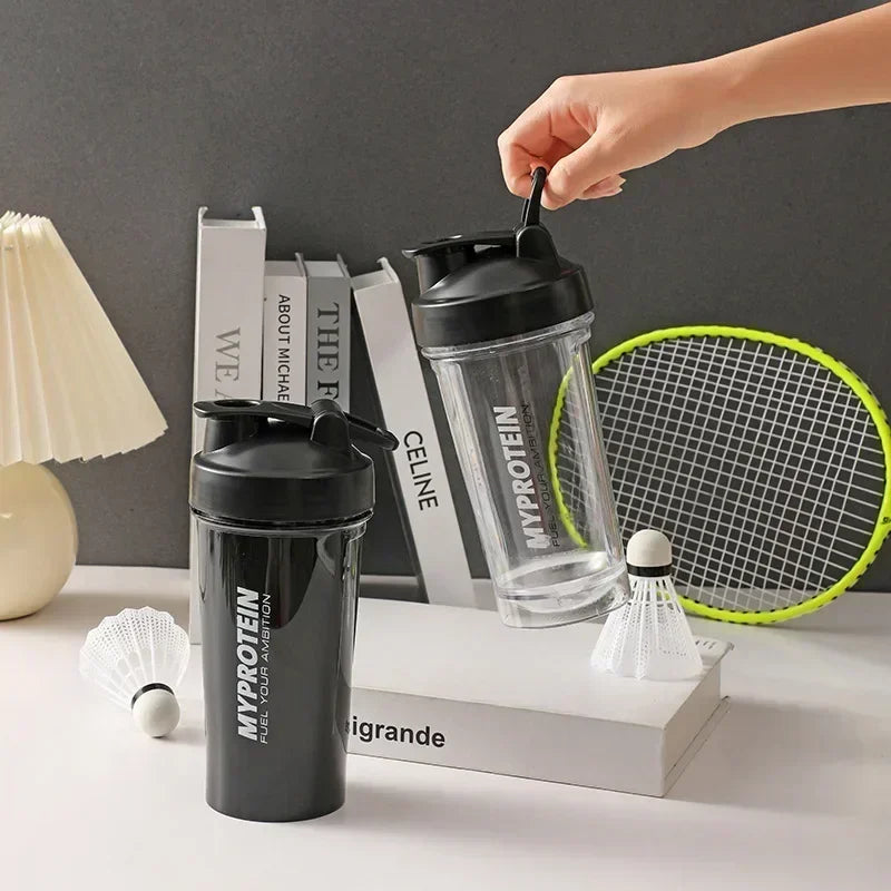 Premium 600ML Shaker Bottle – BPA-Free Sports Water Bottle with Protein Mixer – Portable Travel Cup with Stainless Steel 