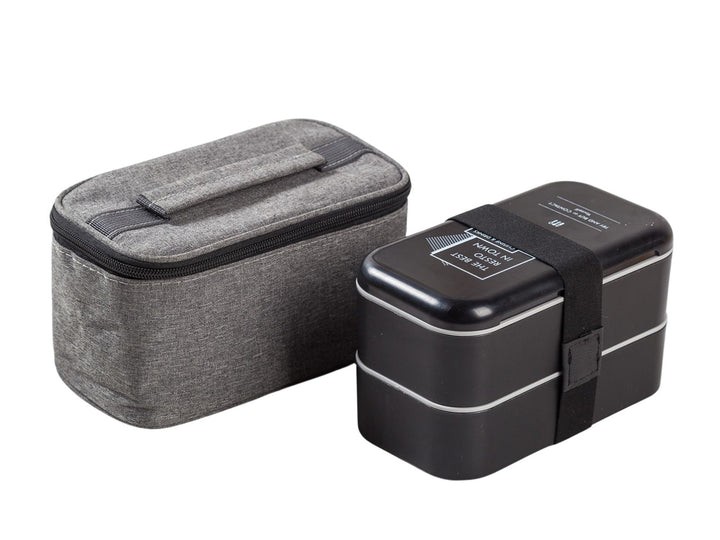 Premium Eco-Friendly Double-Layer Bento Lunch Box – Microwave Safe, 1L Capacity, Health Food Container for Meal Prep, BPA, 