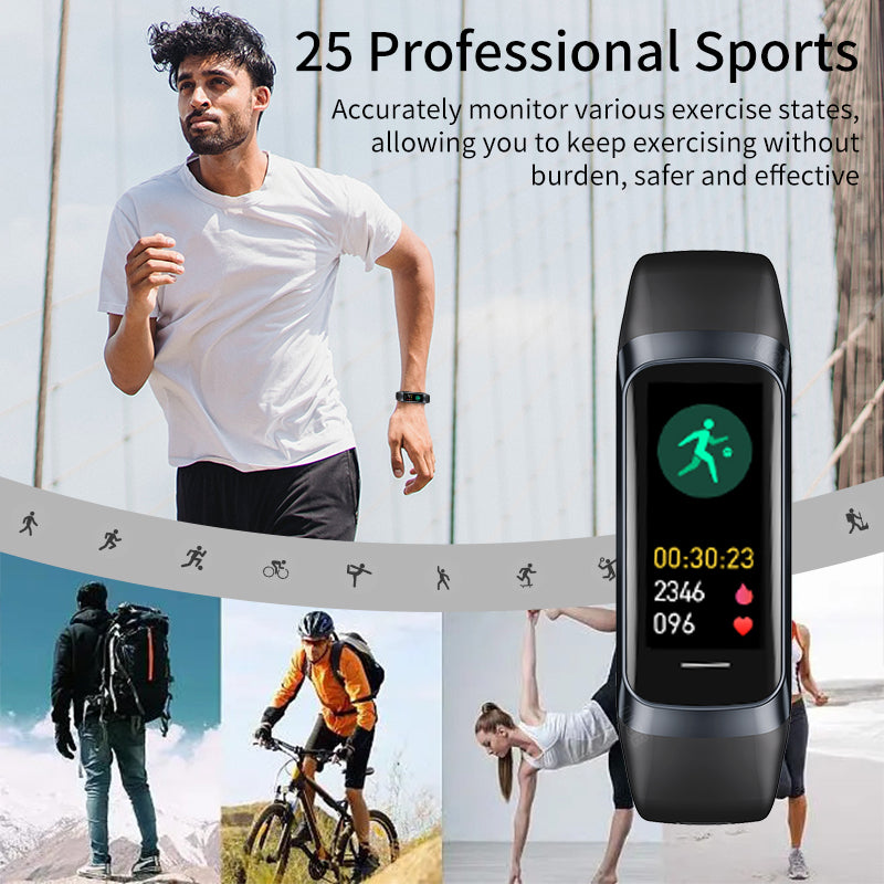 Premium Smartwatch for Women & Men – Heart Rate Monitoring, IP67 Waterproof, 20+ Sports Modes, Blood Pressure, Sleep Tracker,