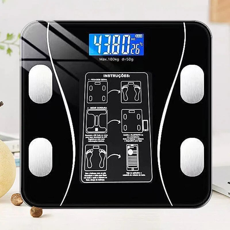 Premium Bluetooth Body Fat Scale – Intelligent, Accurate, and Rechargeable Household Weighing Scale for Adults