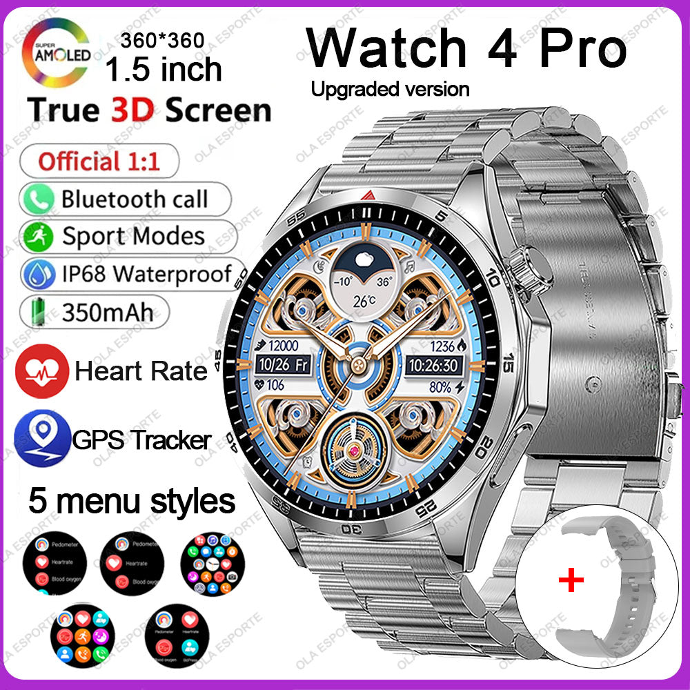 Premium Bluetooth Call Smartwatch for Men - ECG+PPG Health Monitoring, IP67 Waterproof, Heart Rate & Blood Pressure Tracker, 