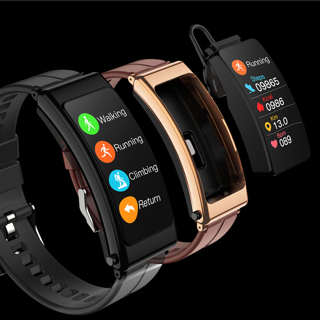 Premium Bluetooth Smart Fitness Watch – Heart Rate, Pedometer, Sports Tracker, Fitness Band for Men & Women, Talk Bluetooth 