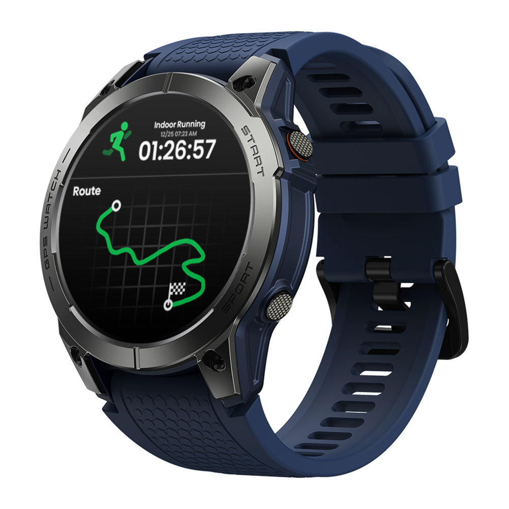 Premium GPS Sports Smartwatch for Men - 1.43” AMOLED, Built-in GPS, 100+ Sports Modes, Health Tracking, 18-Day Battery, 