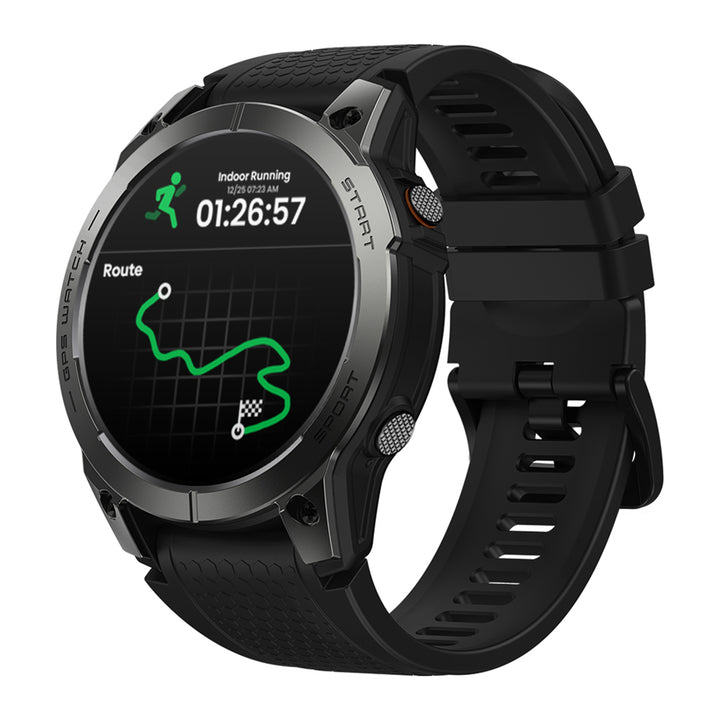 Premium GPS Sports Smartwatch for Men - 1.43” AMOLED, Built-in GPS, 100+ Sports Modes, Health Tracking, 18-Day Battery, 