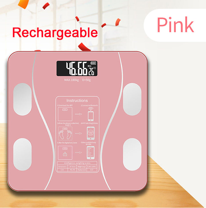 Premium LED Body Composition Scale – Accurate Digital Bathroom Scale with Body Fat Analysis, Bluetooth Connectivity, Health 