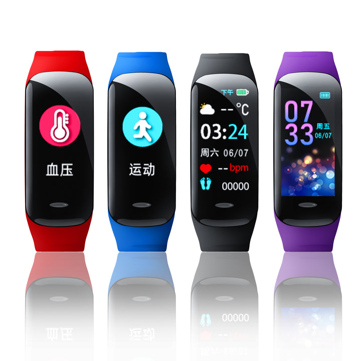 Premium Smart Fitness Watch – Heart Rate, Blood Pressure, Step Counting, Sleep Monitoring, Sports Tracker, Bluetooth, Multi-