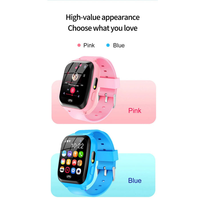 Premium 4G Kids Smartwatch – Video Call, GPS Tracking, IP67 Waterproof, 8GB ROM, Health Monitoring, Wi-Fi, Voice & Video Calls, Android Compatibility - StrengthXPhysiotherapy