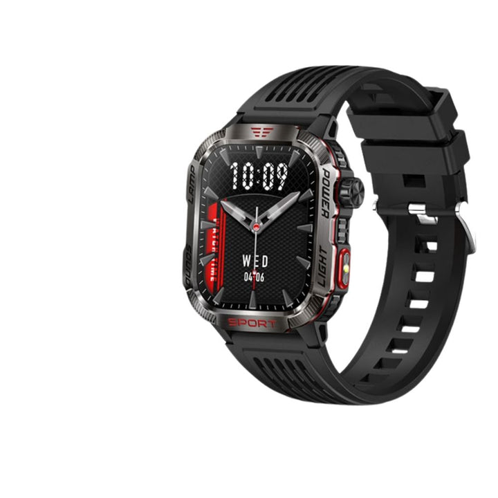 Premium GPS Smartwatch for Men – 2.01" HD Display, Waterproof, Bluetooth Calling, Compass, Flashlight, Fitness Tracker, 600m 