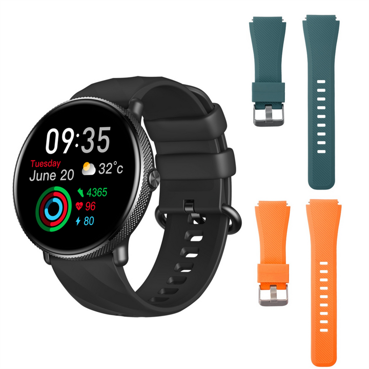 Premium Fitness Smartwatch with AMOLED Display, Voice Calling, Heart Rate & Blood Oxygen Monitor, Waterproof, 316L Stainless 