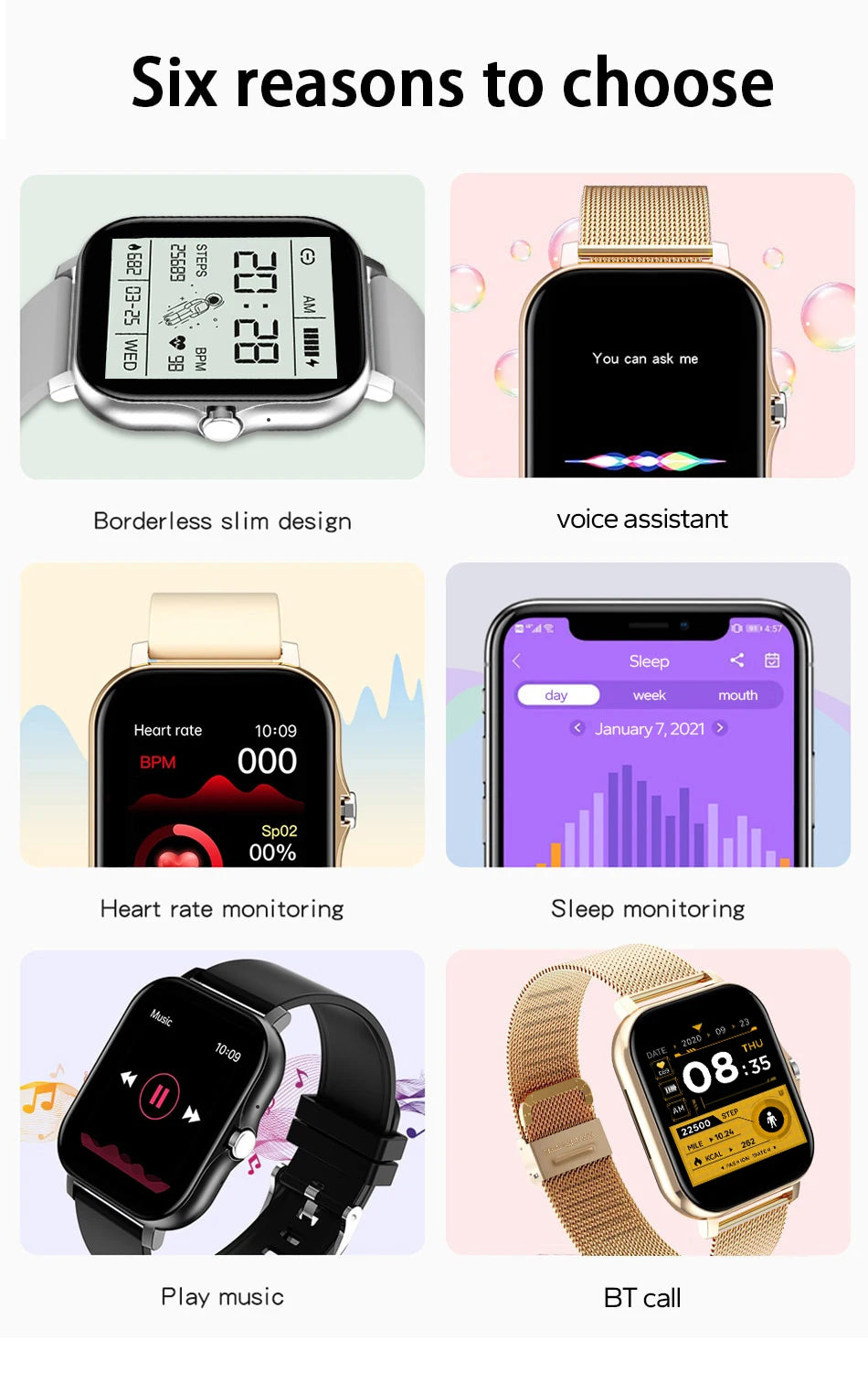 Luxury Smartwatch Android OS - 1.44" Full Touch Color Screen, Bluetooth, Custom Dial, for Men & Women, Smart Watch with Call Feature - StrengthXPhysiotherapy
