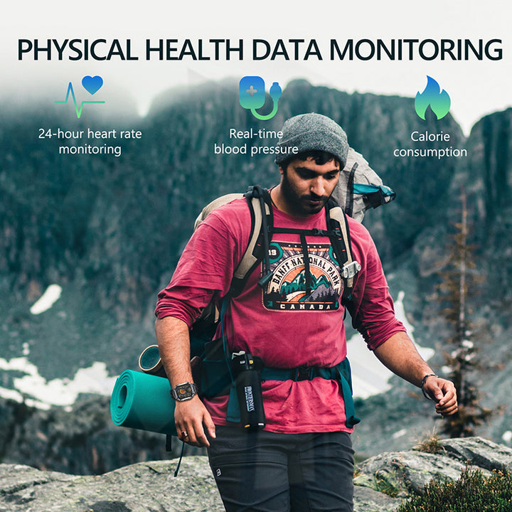 Premium Waterproof Fitness Smartwatch for Men & Women, 1.92" HD Screen, Heart Rate & Blood Oxygen Monitor, Multi-Sport Mode, 