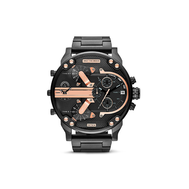 Premium Men's Sport Watch, Luxury Stainless Steel Analog Quartz, Fashionable Casual & Business Design, Large Dial, Calendar Feature, Elegant Gift for Men - StrengthXPhysiotherapy