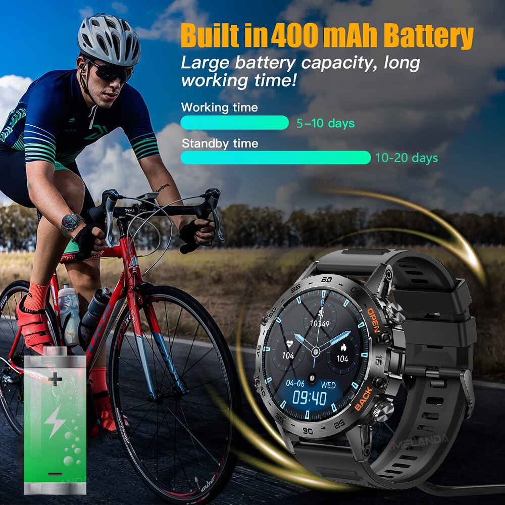 Premium Bluetooth Call Smartwatch for Men - IP67 Waterproof, 1.39-inch Display, Fitness Tracker, Sports Modes, Compatible  